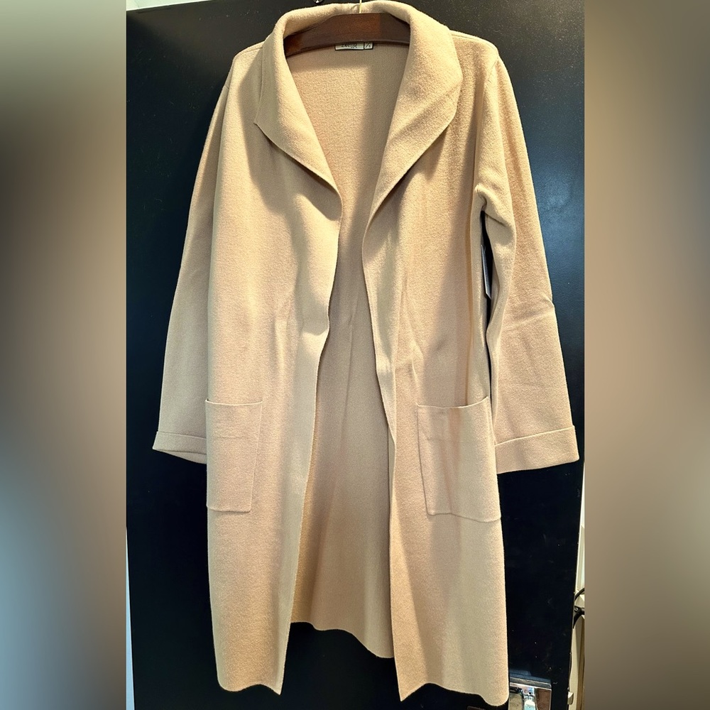 Camel trench coat